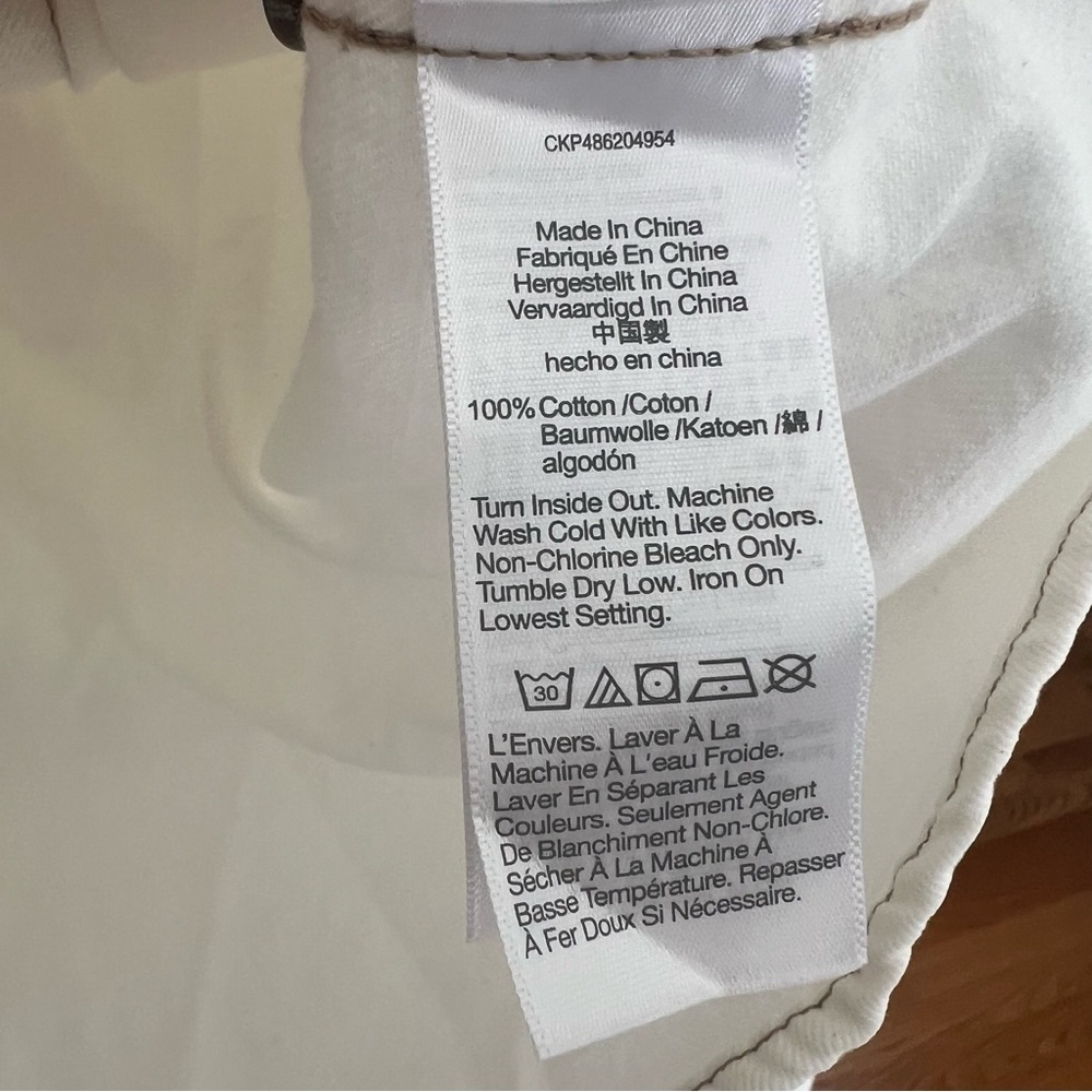 Madewell Denim Oversized Mini Shirtdress in Tile White Size XSmall NWT - Picture 10 of 11